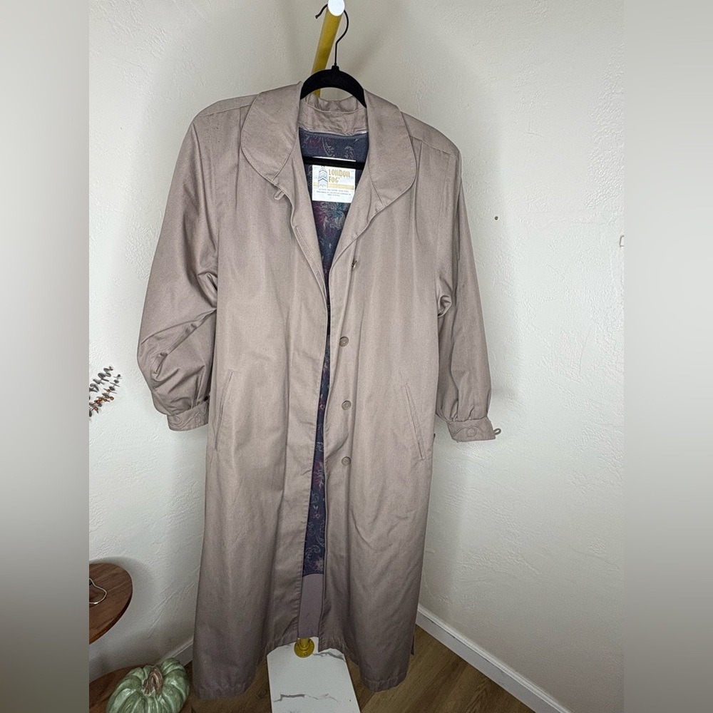 Vintage London Fog Taupe Trench Coat